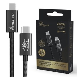 Extralink CABESL05 kabel USB USB 2.0 2 m USB C Czarny