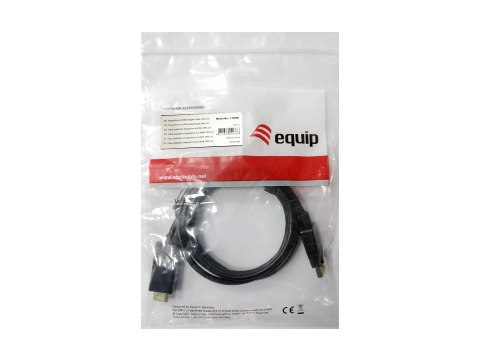 Equip 119392 adapter kablowy 5 m DisplayPort HDMI Czarny Equip 119392 adapter kablowy 5 m DisplayPort HDMI Czarny