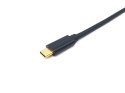 Equip 133428 adapter kablowy 3 m USB Type-C DisplayPort Szary