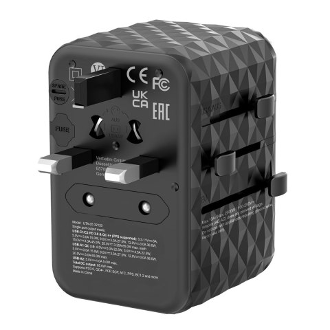 GAN III UNI.TR.CHARG UTA-05 65W/2XUSB-C QC 4+ /2 XUSB-A GAN III UNI.TR.CHARG UTA-05 65W/2XUSB-C QC 4+ /2 XUSB-A