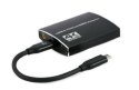 GEMBIRD ADAPTER USB TYP-C DO 2X HDMI 4K 60HZ, CZARNY