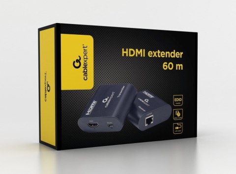 Gembird DEX-HDMI-03 przedłużacz AV Czarny Gembird DEX-HDMI-03 przedłużacz AV Czarny