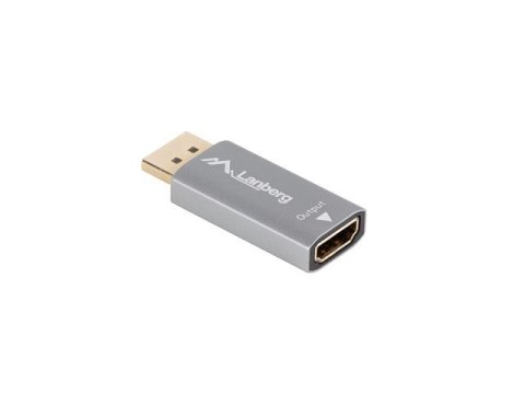 Lanberg AD-DP-HD-03 adapter kablowy 0 m DisplayPort HDMI Srebrny