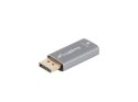 Lanberg AD-DP-HD-03 adapter kablowy 0 m DisplayPort HDMI Srebrny