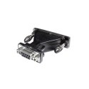 UNITEK Y-105A kabel równoległy Czarny 1,5 m USB Typu-A DB-9