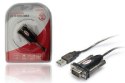 UNITEK Y-105A kabel równoległy Czarny 1,5 m USB Typu-A DB-9