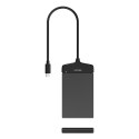 UNITEK Y-1096A stacja dokująca USB Type-C Czarny