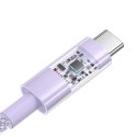Kabel Baseus Gem USB-USB C 100W 1m (fioletowy)