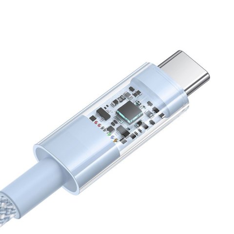 Kabel Baseus Gem USB-USB C 100W 1m (niebieski) Kabel Baseus Gem USB-USB C 100W 1m (niebieski)
