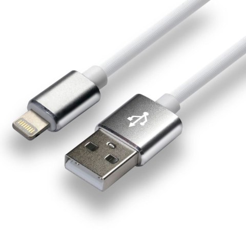 Kabel zasilający everActive CBS-1IW (USB - Lightning ; 1m; kolor biały) Kabel zasilający everActive CBS-1IW (USB - Lightning ; 1m; kolor biały)