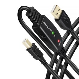 Axagon ADR-220B USB 2.0 A-M -> B-M aktywny kabel pomiędzy / repeater 20m czarny