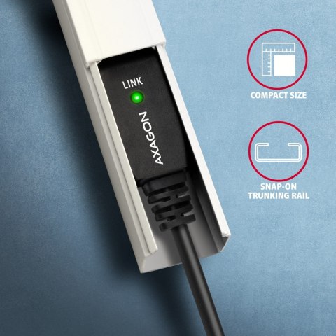 Axagon ADR-220B USB 2.0 A-M -> B-M aktywny kabel pomiędzy / repeater 20m czarny Axagon ADR-220B USB 2.0 A-M -> B-M aktywny kabel pomiędzy / repeater 20m czarny