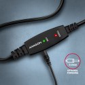 Axagon ADR-220B USB 2.0 A-M -> B-M aktywny kabel pomiędzy / repeater 20m czarny