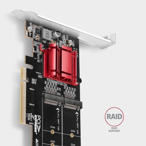 Axagon PCEM2-ND adapter Wewnętrzny M.2 Axagon PCEM2-ND adapter Wewnętrzny M.2