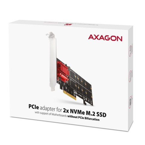 Axagon PCEM2-ND adapter Wewnętrzny M.2 Axagon PCEM2-ND adapter Wewnętrzny M.2