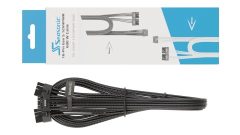 Adaptera Seasonic 12VHPWR PCIe 5.0 - czarny Adaptera Seasonic 12VHPWR PCIe 5.0 - czarny