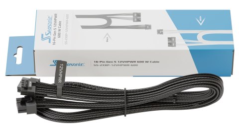 Adaptera Seasonic 12VHPWR PCIe 5.0 - czarny Adaptera Seasonic 12VHPWR PCIe 5.0 - czarny