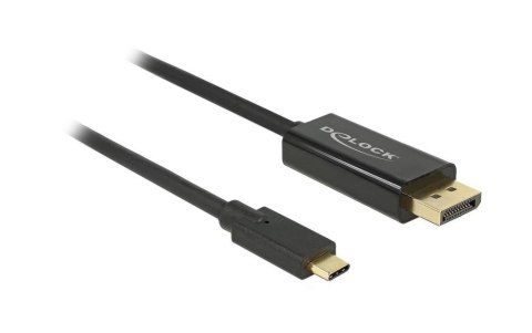 DeLOCK 85256 adapter kablowy 2 m USB Type-C DisplayPort Czarny DeLOCK 85256 adapter kablowy 2 m USB Type-C DisplayPort Czarny