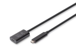 Digitus Aktywny przedłużacz USB 3.2 Gen2 10G, USB-C - USB-C, 5m
