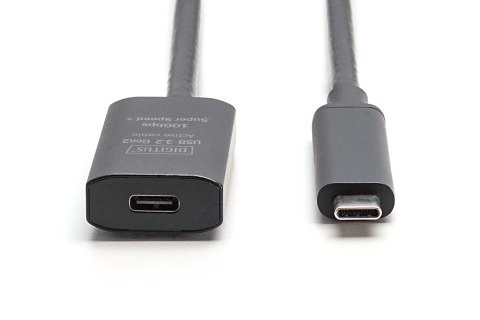 Digitus Aktywny przedłużacz USB 3.2 Gen2 10G, USB-C - USB-C, 5m