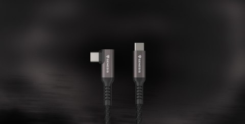 GENESIS NVC-2218 kabel USB USB 3.2 Gen 2 (3.1 Gen 2) 3 m USB C Czarny, Szary GENESIS NVC-2218 kabel USB USB 3.2 Gen 2 (3.1 Gen 2) 3 m USB C Czarny, Szary