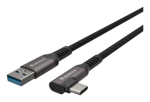GENESIS NVC-2221 kabel USB USB 3.2 Gen 1 (3.1 Gen 1) 5 m USB A USB C Czarny, Szary GENESIS NVC-2221 kabel USB USB 3.2 Gen 1 (3.1 Gen 1) 5 m USB A USB C Czarny, Szary