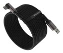 GENESIS NVC-2221 kabel USB USB 3.2 Gen 1 (3.1 Gen 1) 5 m USB A USB C Czarny, Szary