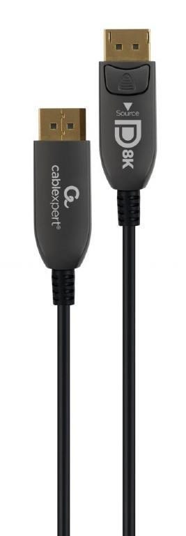 Gembird CC-DP8K-AOC-20M kabel DisplayPort Czarny Gembird CC-DP8K-AOC-20M kabel DisplayPort Czarny