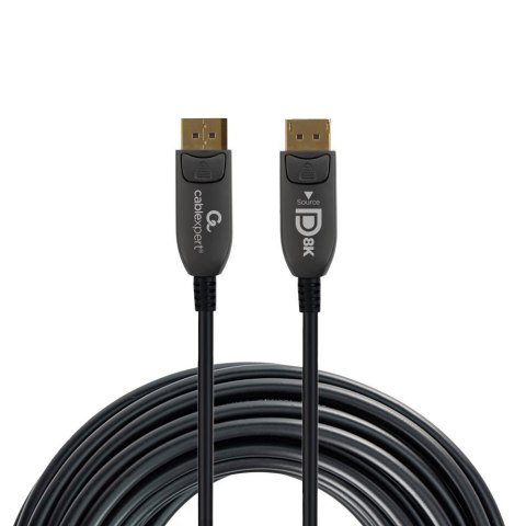 Gembird CC-DP8K-AOC-30M kabel DisplayPort Czarny Gembird CC-DP8K-AOC-30M kabel DisplayPort Czarny