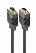 Gembird CC-PPVGA-15M-B kabel VGA VGA (D-Sub) Czarny