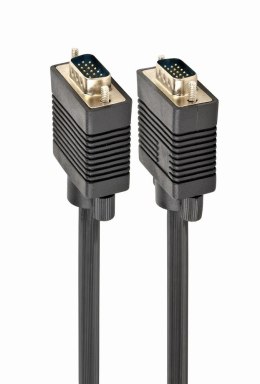 Gembird CC-PPVGA-15M-B kabel VGA VGA (D-Sub) Czarny