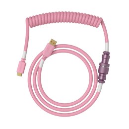 Glorious Gaming GLO-KB-ACC-CBL-COIL-PPNK kabel klawiatury/myszy Różowy 1,4 m