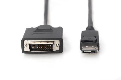 Kabel Assmann AK-340301-020-S (DisplayPort M - DVI-D M; 2m; kolor czarny) Kabel Assmann AK-340301-020-S (DisplayPort M - DVI-D M; 2m; kolor czarny)