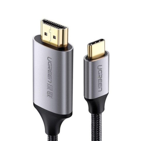 Kabel USB-C do HDMI UGREEN 4K UHD 1.5m (czarny) Kabel USB-C do HDMI UGREEN 4K UHD 1.5m (czarny)