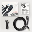Kabel przedłużacz/repeater Axagon ADR-305 USB 3.2 Gen 1 A-M -> A-F active extension/repeater cable 5m - Kabel - Digital/Daten ka