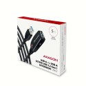 Kabel przedłużacz/repeater Axagon ADR-305 USB 3.2 Gen 1 A-M -> A-F active extension/repeater cable 5m - Kabel - Digital/Daten ka