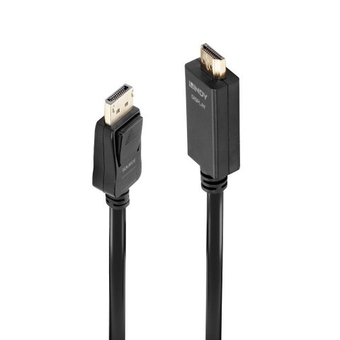 Lindy 36923 adapter kablowy 3 m DisplayPort HDMI Typu A (Standard) Czarny Lindy 36923 adapter kablowy 3 m DisplayPort HDMI Typu A (Standard) Czarny