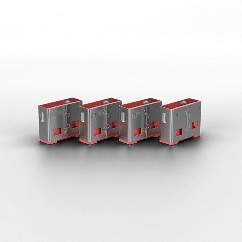Lindy 40460 bloker portów Blokada portu USB Typu-A Różowy Kopolimer akrylonitrylo-butadieno-styrenowy (ABS) 10 szt. Lindy 40460 bloker portów Blokada portu USB Typu-A Różowy Kopolimer akrylonitrylo-butadieno-styrenowy (ABS) 10 szt.