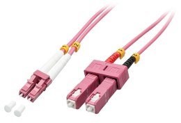 Lindy 46361 kabel InfiniBand / światłowodowy 2 m LC SC Różowy