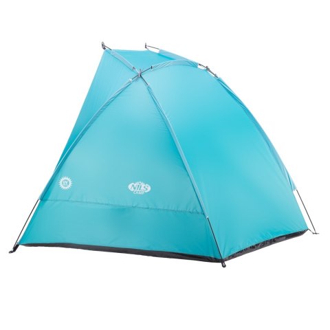 Namiot plażowy NILS CAMP NC8030 turkusowy 260x120x120 cm Namiot plażowy NILS CAMP NC8030 turkusowy 260x120x120 cm