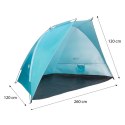 Namiot plażowy NILS CAMP NC8030 turkusowy 260x120x120 cm