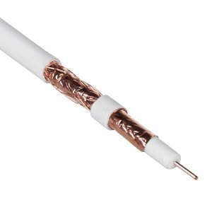 Kabel koncentryczny Maclean MCTV-471 (50m ; kolor biały) Kabel koncentryczny Maclean MCTV-471 (50m ; kolor biały)