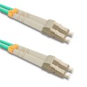 Qoltec 54082 kabel InfiniBand / światłowodowy 20 m LC Kolor Aqua