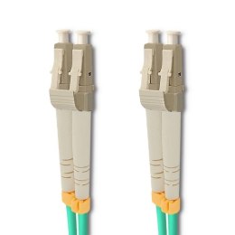 Qoltec 54082 kabel InfiniBand / światłowodowy 20 m LC Kolor Aqua