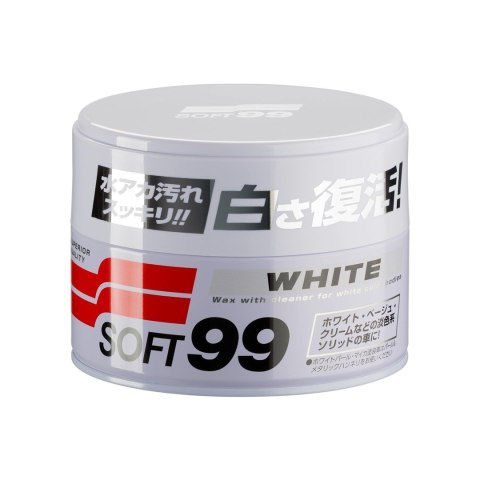 Soft99 White Soft Wax - wosk do jasnych lakierów 350g Soft99 White Soft Wax - wosk do jasnych lakierów 350g
