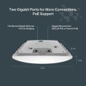TP-Link FESTA F54 punkt dostępowy WLAN 1300 Mbit/s Biały Obsługa PoE