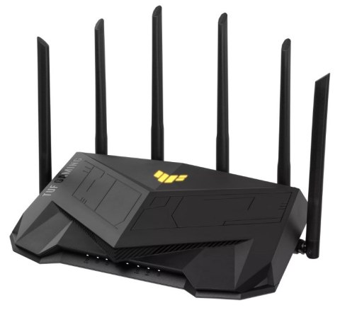 ASUS TUF Gaming AX6000 (TUF-AX6000) router bezprzewodowy Gigabit Ethernet Dual-band (2.4 GHz/5 GHz) Czarny