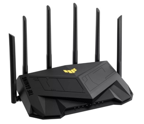 ASUS TUF Gaming AX6000 (TUF-AX6000) router bezprzewodowy Gigabit Ethernet Dual-band (2.4 GHz/5 GHz) Czarny