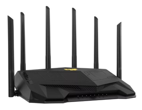 ASUS TUF Gaming AX6000 (TUF-AX6000) router bezprzewodowy Gigabit Ethernet Dual-band (2.4 GHz/5 GHz) Czarny