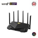 ASUS TUF Gaming AX6000 (TUF-AX6000) router bezprzewodowy Gigabit Ethernet Dual-band (2.4 GHz/5 GHz) Czarny